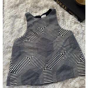 HD in Paris Anthropologie Geometric Tank Top Size XS